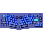 Keychron X0035CHQ4T Q8-O1 愛麗絲佈局 QMK 自定義機械鍵盤 (海軍藍Fully Assembled RGB可換軸/紅軸)